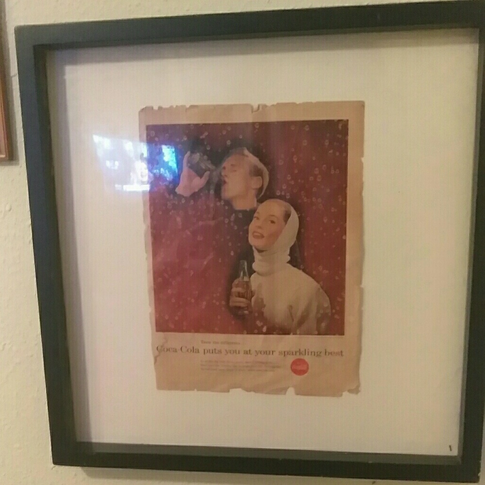 Vintage coca cola ads